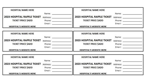 mater hospital raffle tickets.